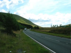 A470 from car park south of Storey Arms